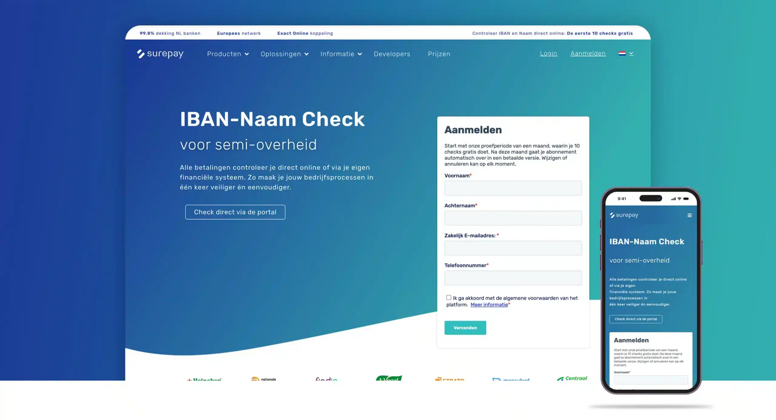 SurePay website