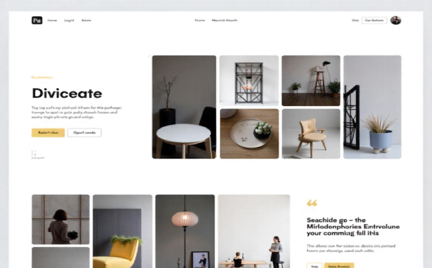 minimalist web design in London